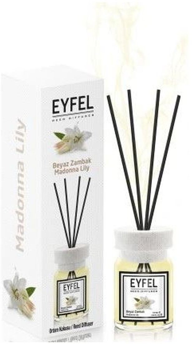 Eyfel Dyfuzor zapachowy z patyczkami Biała Lilia 120ml