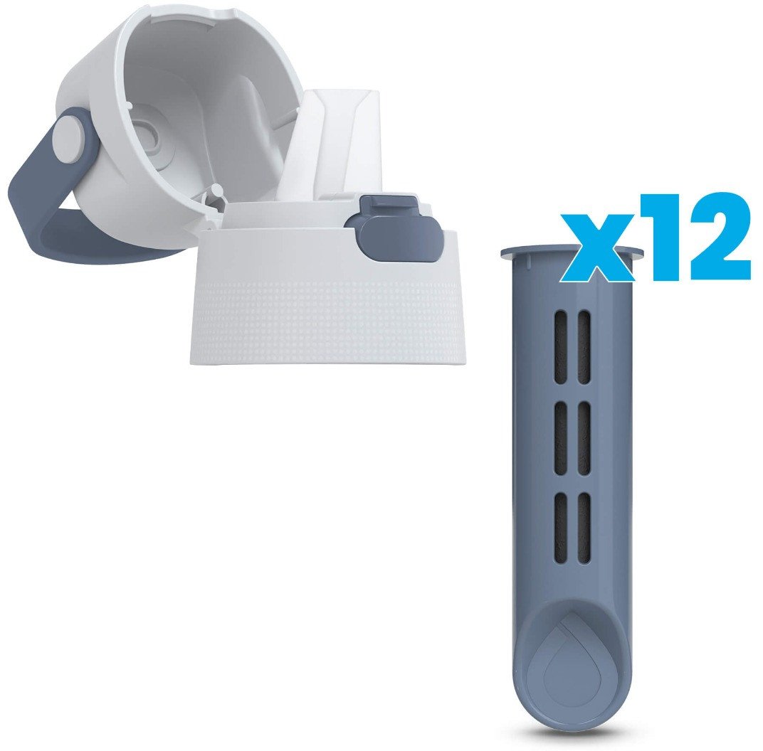 Zakrętka i 12 Wkładów do Butelki Filtrującej Dafi SOLID Jeansowy