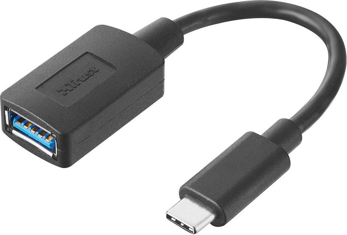 Adapter USB Trust USB-C - USB Czarny (20967)