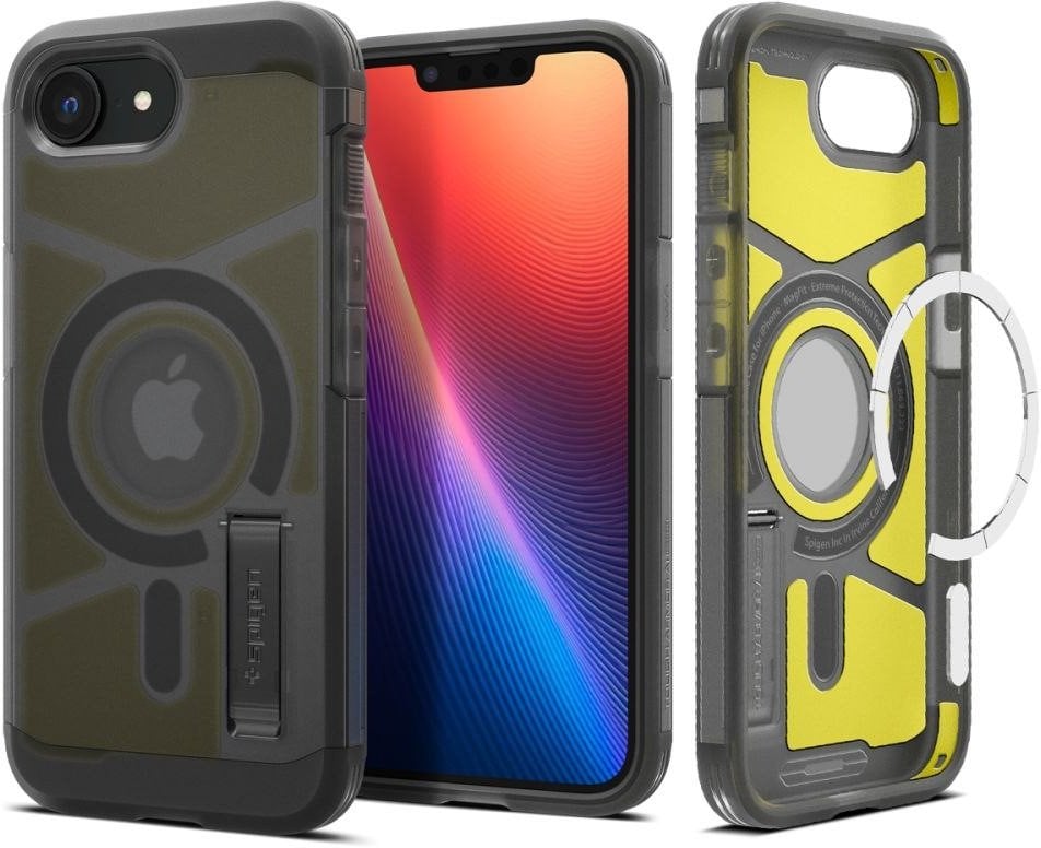 Etui Spigen Tough Armor Mag MagSafe Apple iPhone 16e Frost Black