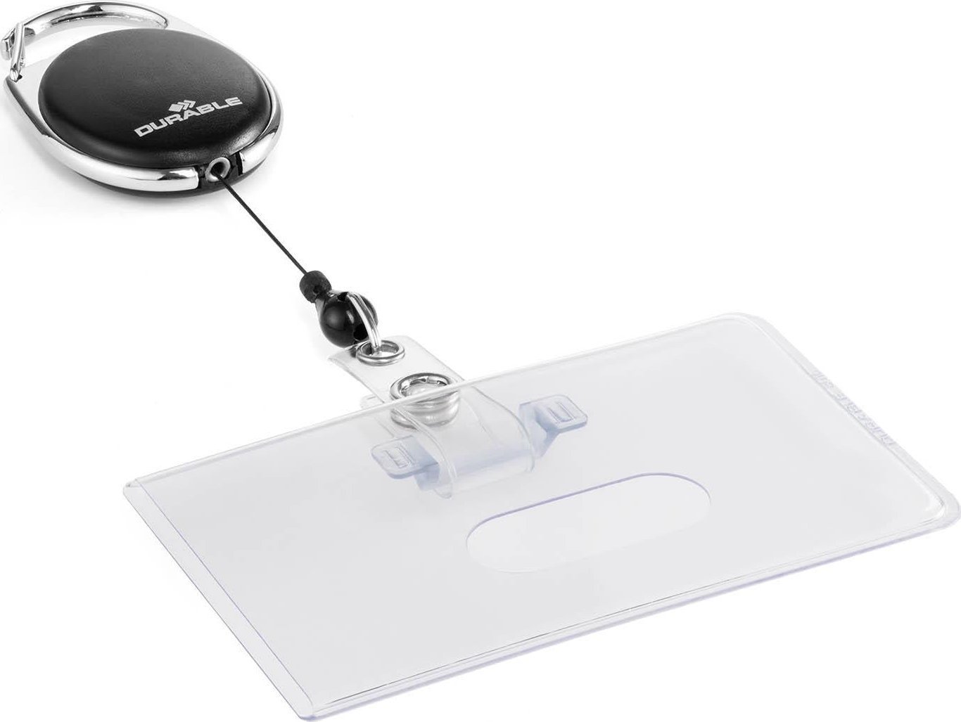 Durable Yoyo-holder brelok STYLE z paskiem z tworzywa z przyciskiem