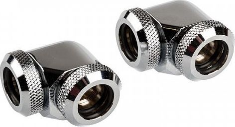 Corsair Złączka Hydro X Series XF Hardline 90° 12mm G1/4 Chromowane, 2 sztuki (CX-9052021-WW)