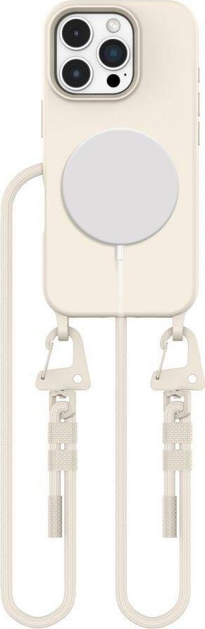 Tech 21 Etui IPHONE 16 PRO MAX Tech-Protect Magnecklace MagSafe Latte beżowe