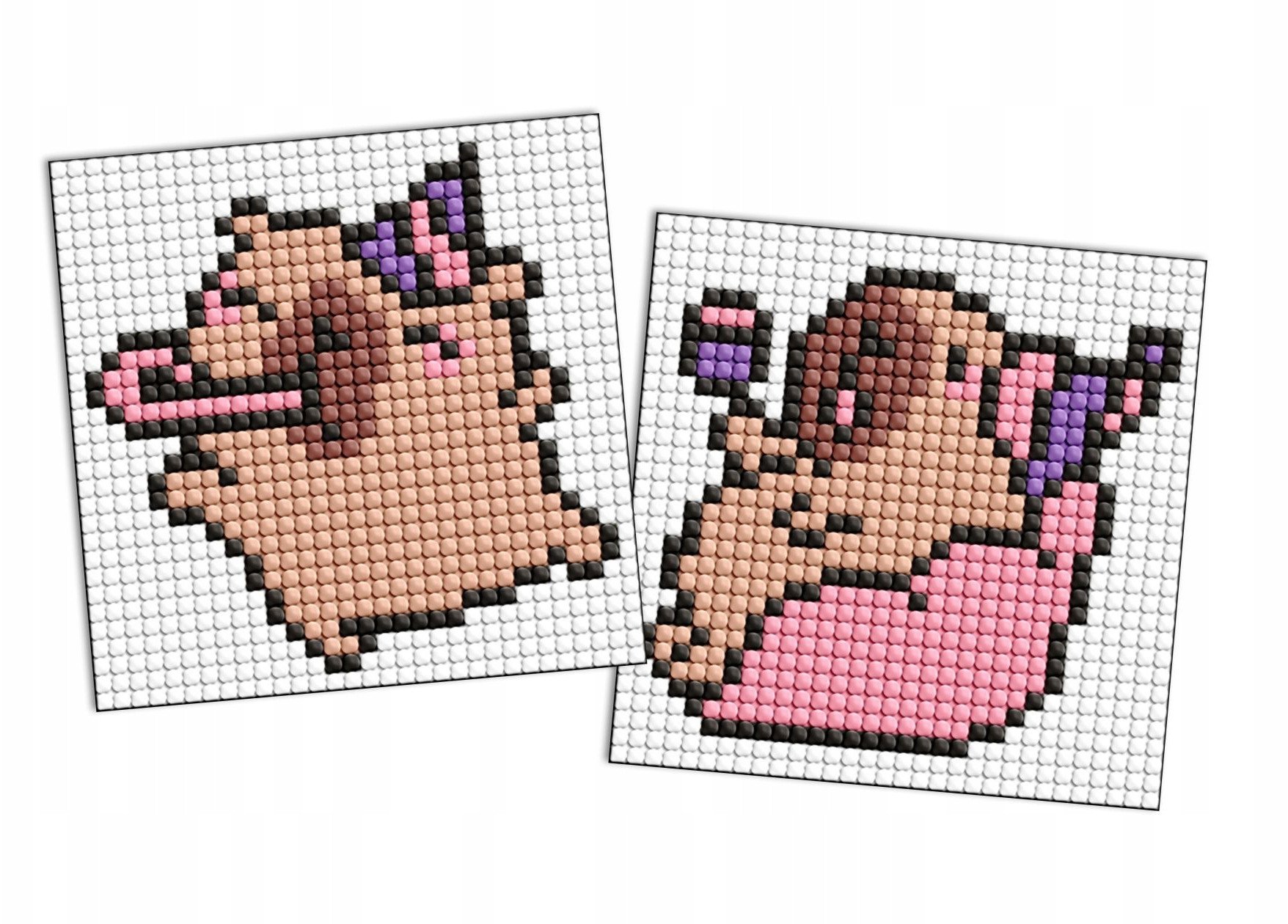 Diamentowa mozaika na magnes - Kapibara 2 9x9cm