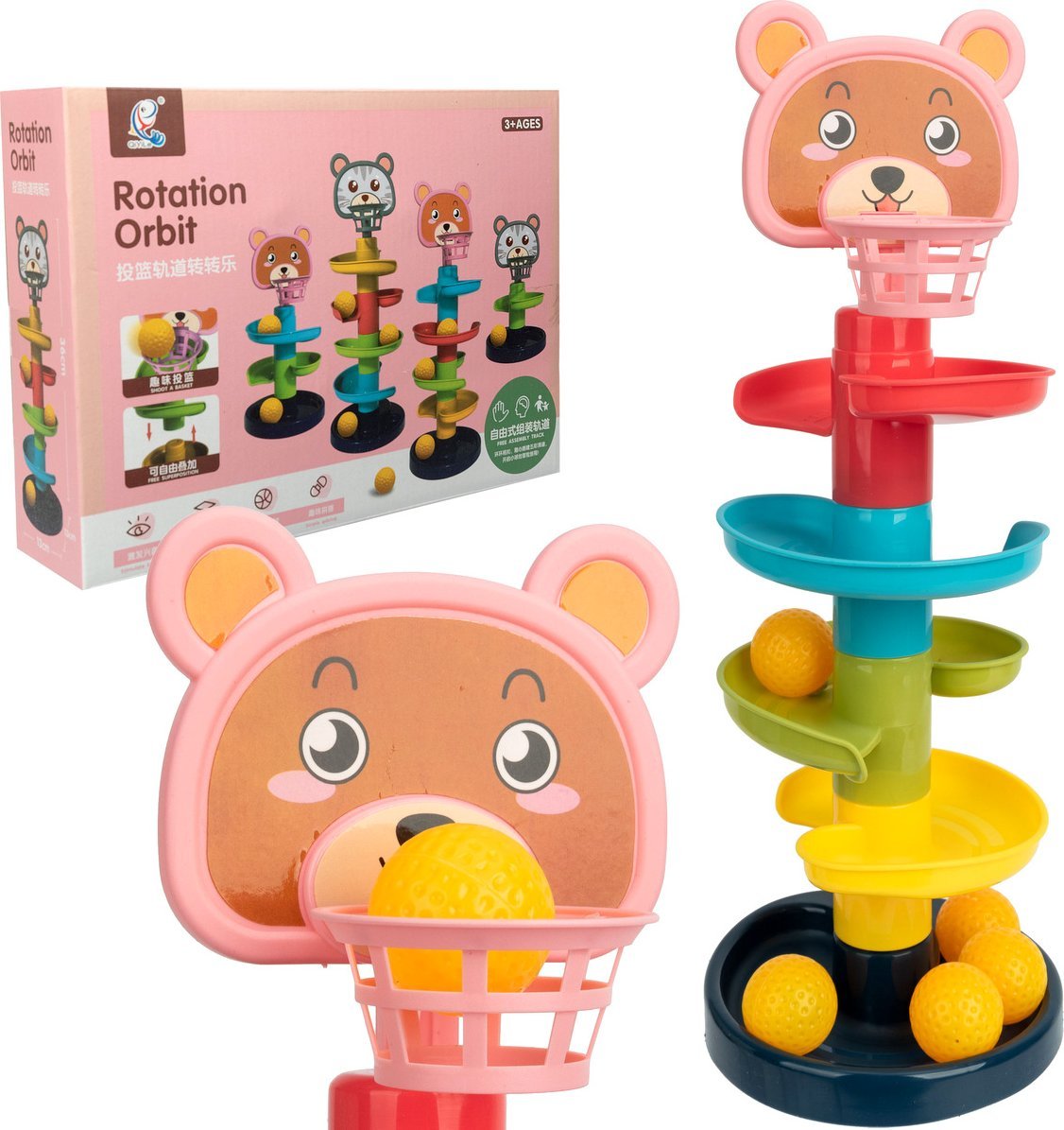 WIEŻA Z PIŁECZKAMI ZJEŻDŻALNIA KULECZKOWA PIŁECZKI