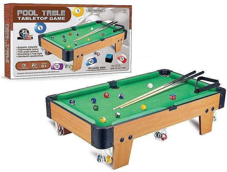 Stół do bilardu, drewniany