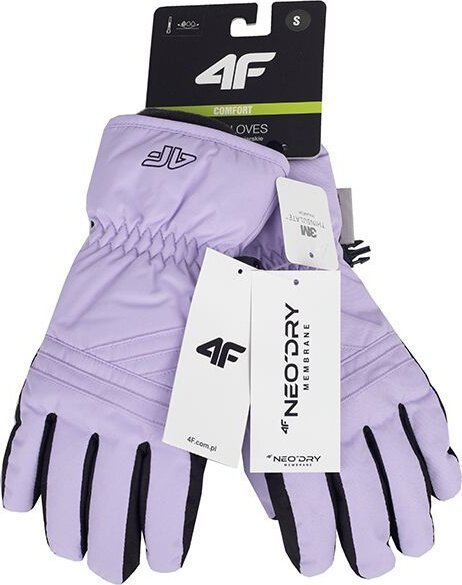 4f Rękawice narciarkie damskie 4F FNK F106 jasny fiolet 4FWAW23AFGLF106 52S XL