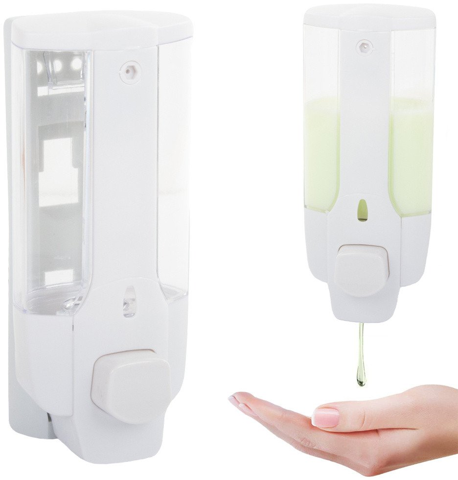 Dozownik do mydła żelu płynu na mydło ścienny