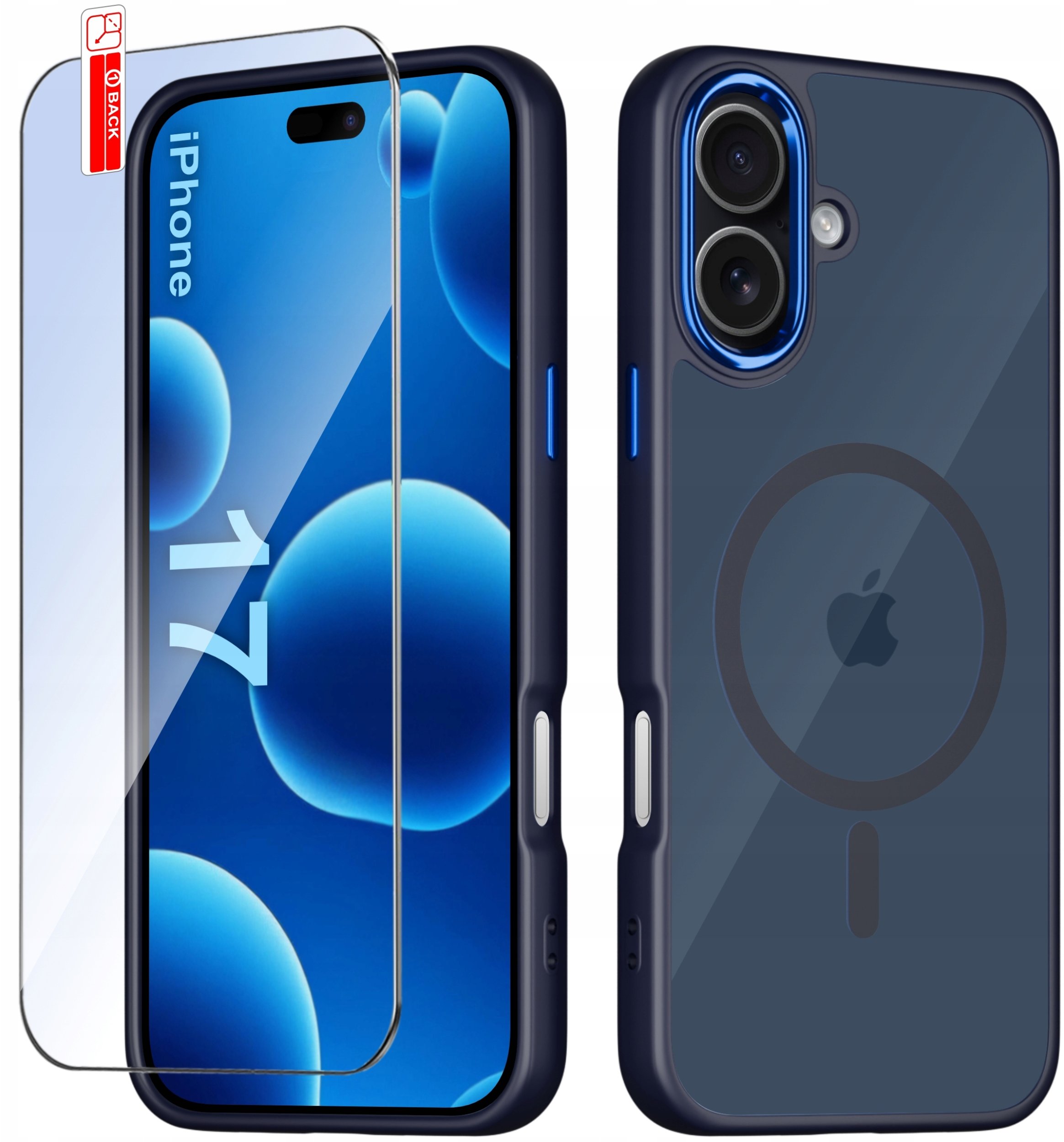 Etui do iPhone 17 CASE do MagSafe MATOWE Magnetyczne PREMIUM + Szkło 9H