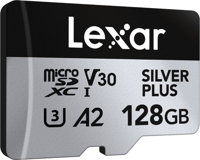 Lexar 128GB microSDXC Professional SILVER Plus UHS-I A2 V30 U3 4K- 2 szt.