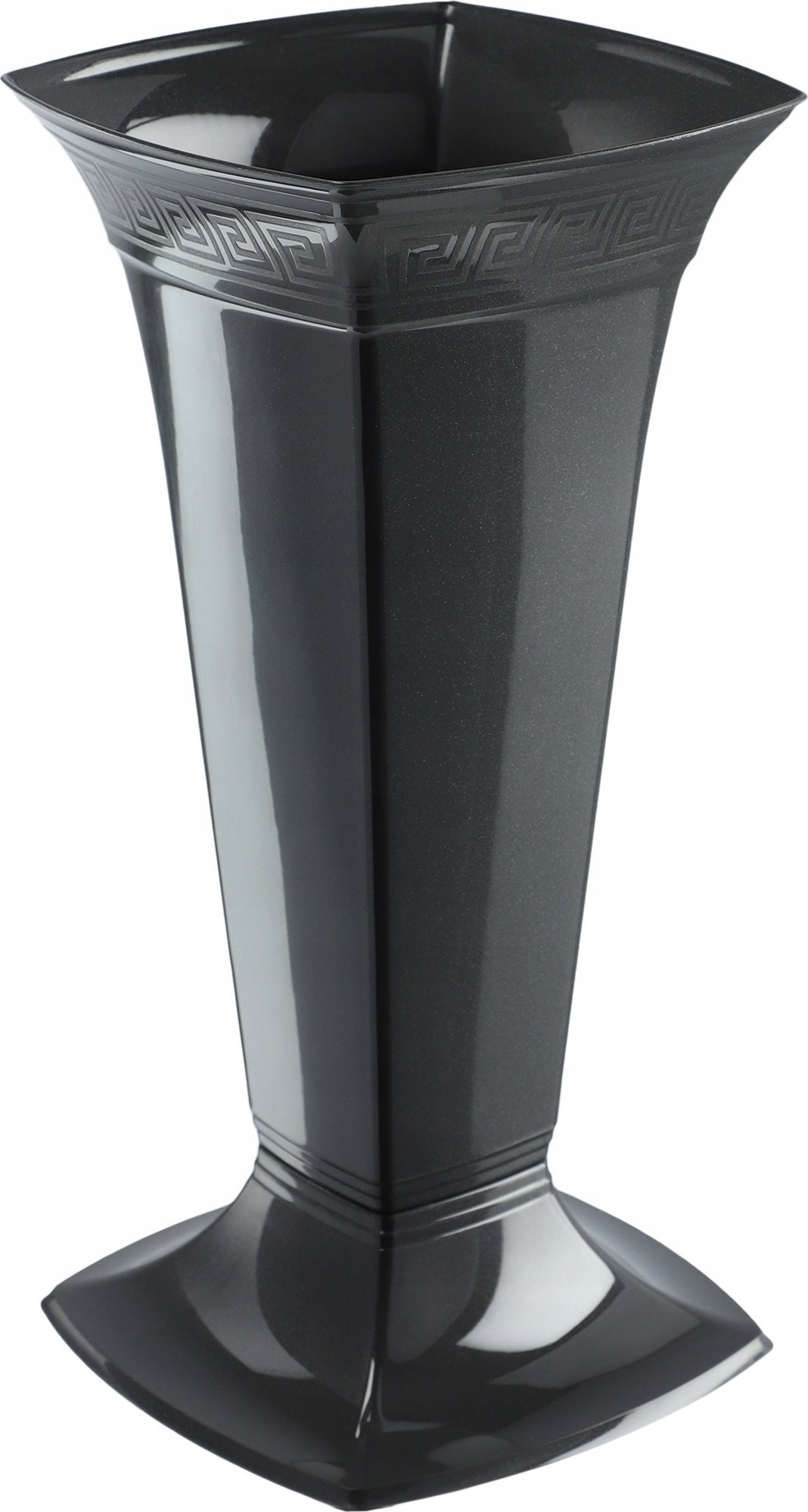 Kadax KADAX Wazon Na cmentarz Flakon Grób Nagrobek 39cm Grafit