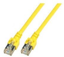 EFB RJ45 Patchkabel SF/UTP, Cat.5e, PVC, CCA, 1m, gelb