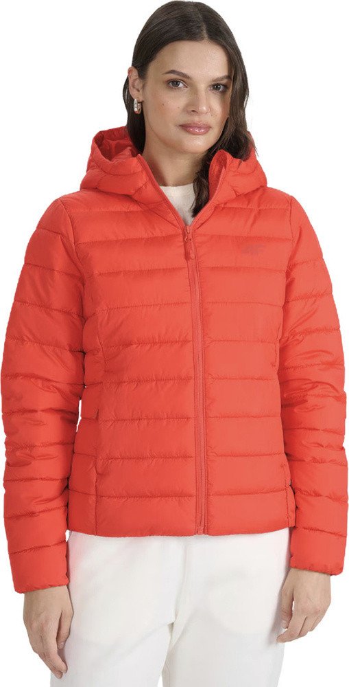 Kurtka damska puchowa 4F F580 czerwona 4FWAW25TDJAF580 62S 2XL