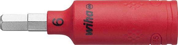 Wkrętakowa końcówka wymienna 1/4" do śrub z gniaz.6-kątnym VDE 6x65mmWiha