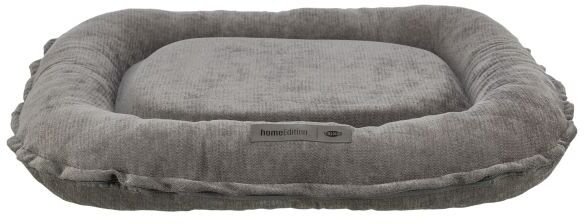 Vital Lennox, poduszka, dla psa/kota, owalna, włóczka Chenille, szara, 90 x 70 cm