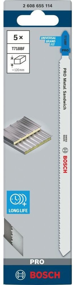 BOSCH BRZESZCZOT T PRO METAL SANDWICH T718BF 180 mm /5szt.