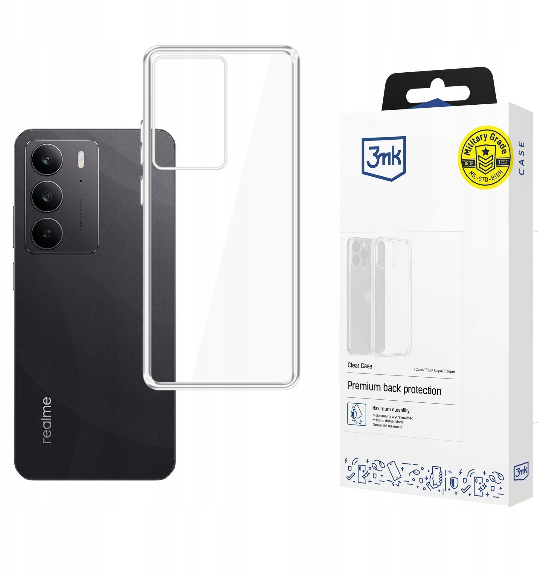 3MK Etui Clear Case do Realme C75