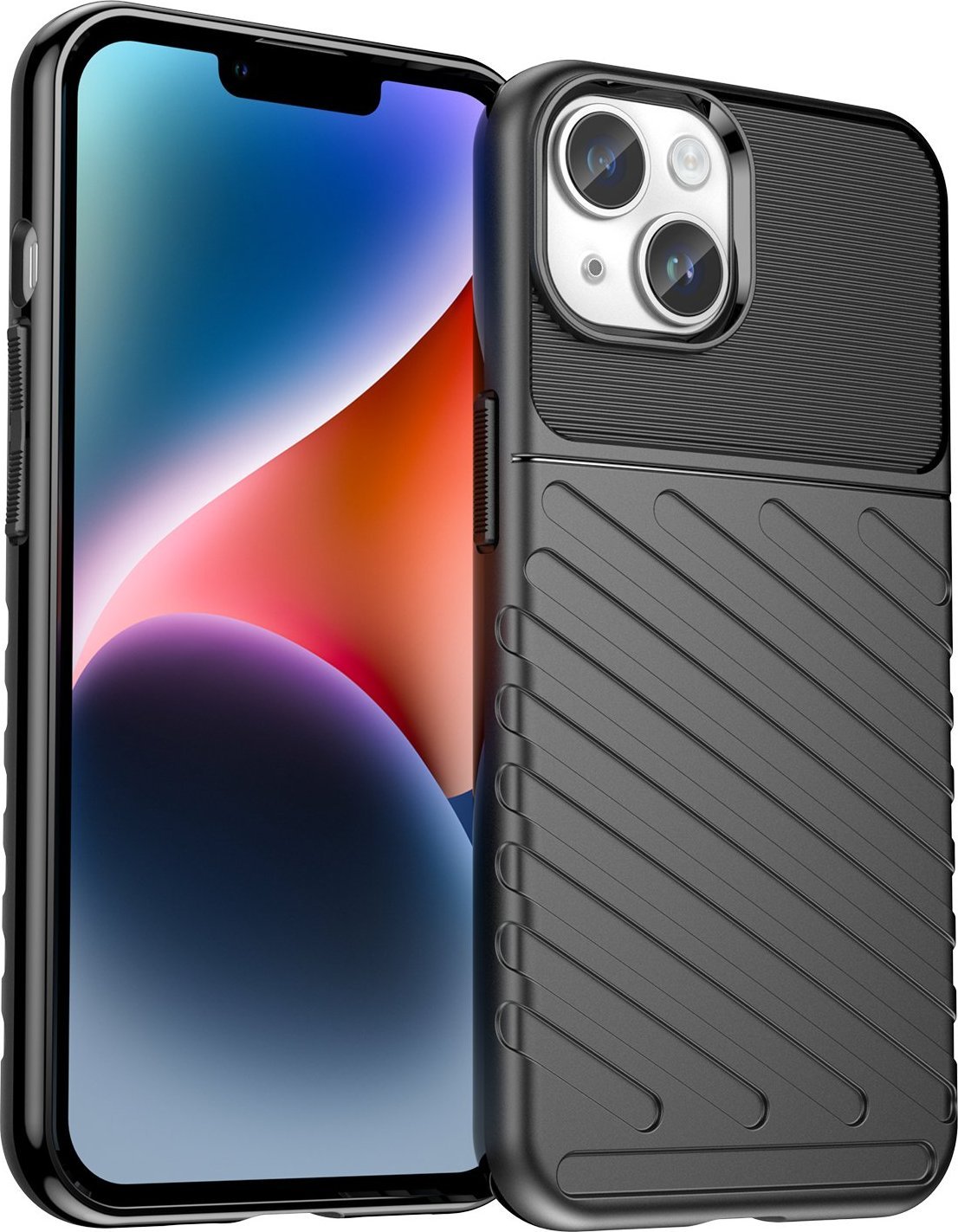 Hurtel Thunder Case etui iPhone 14 pancerny pokrowiec czarny