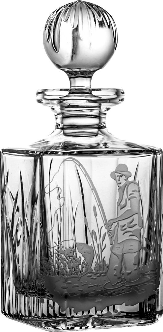 Crystal Julia Karafka do whisky brandy grawer wędkarz (16100)