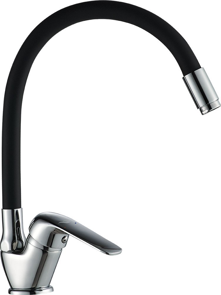 Bateria Zlewozmywakowa Stojąca Z Elastyczną Wylewką F Bateria Kuchenna Czarna