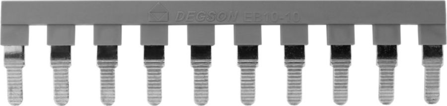 Degson Mostek wtykowy 10-torowy EB 10-10 do złączek szynowych PC10 DGN 3527