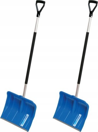 2x Łopata do śniegu ALPIN 2 Zgarniacz alutube do odśnieżania