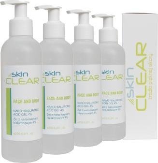 SkinClear PROFESJONALNY KWAS HIALURONOWY 4% 200ml WYPEŁNIACZ