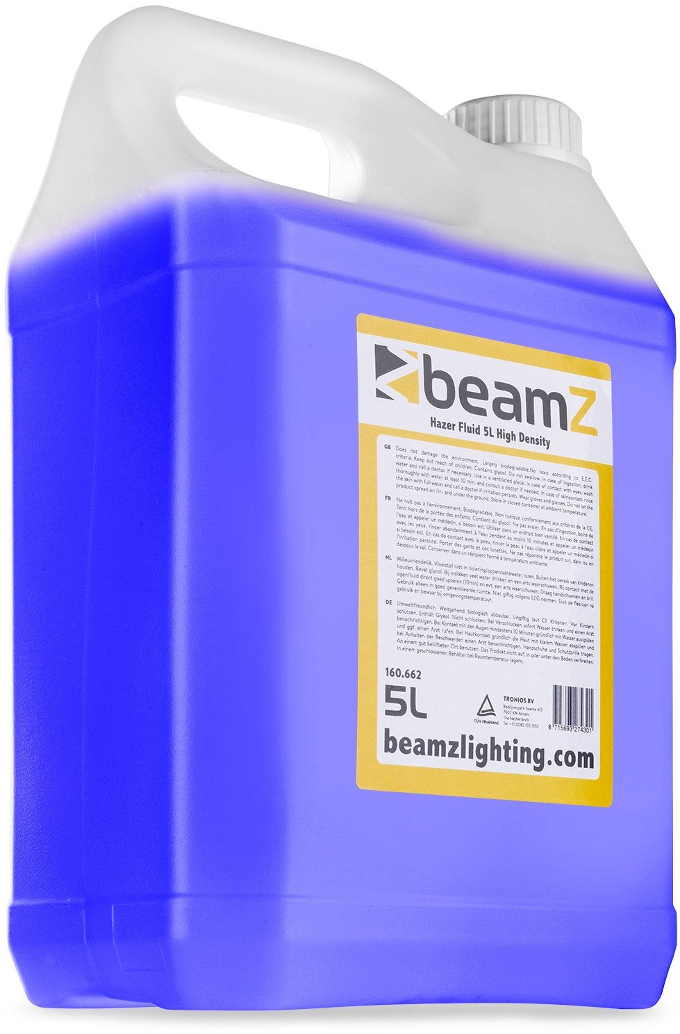 Płyn do wytwornicy dymu typu Hazer 5L BeamZ one size