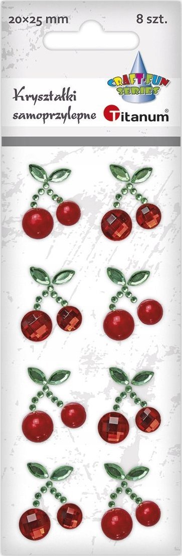 Craft with Fun Kryształki samoprzylepne wi¶nie 8szt