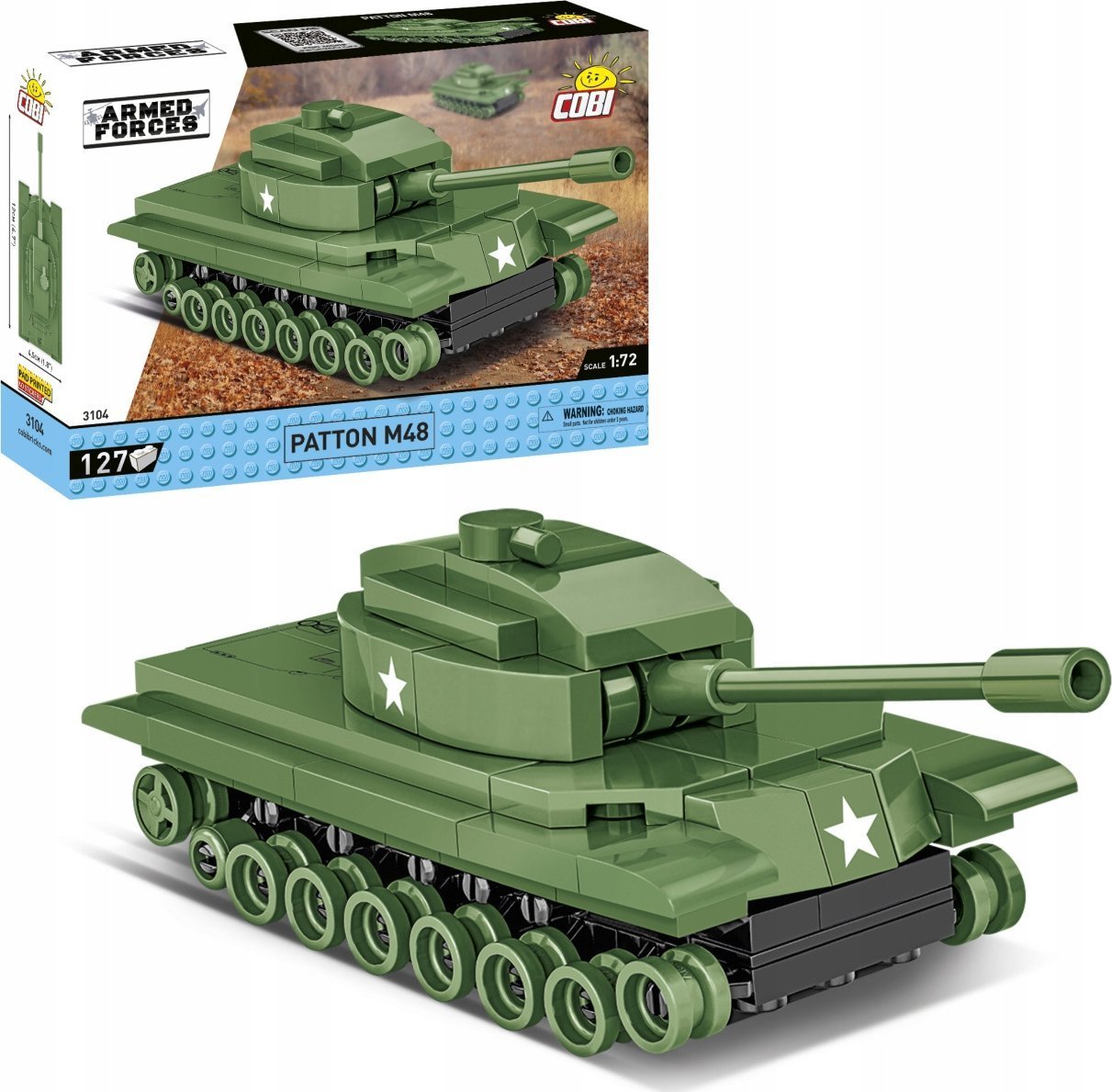 Cobi Klocki PATTON M48 127 elementów