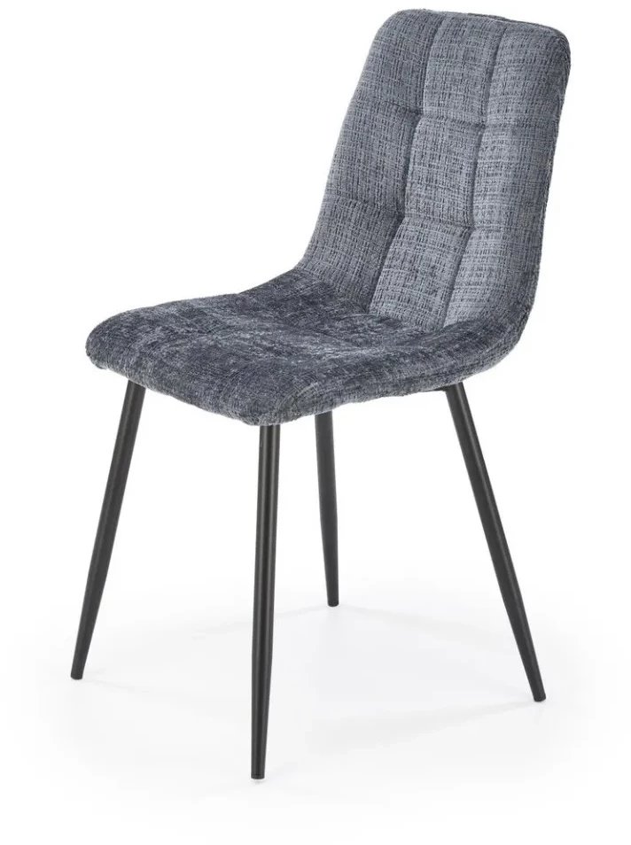 Krzesło tapicerowane K547 szare HALMAR