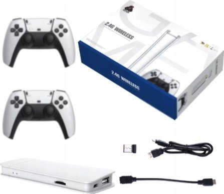 Gra 4K bezprzewodowa konsola retro z 2 padami 20000 gier