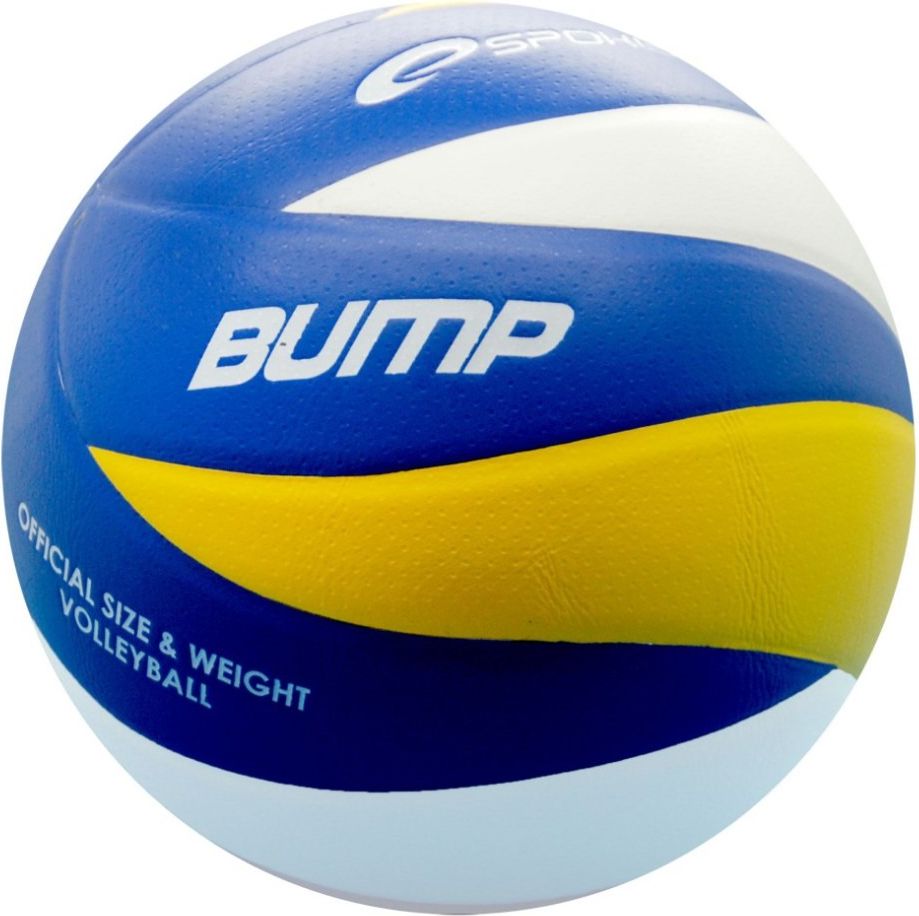 Spokey Piłka siatkowa Bump II niebiesko-biała r. 5 (837405)
