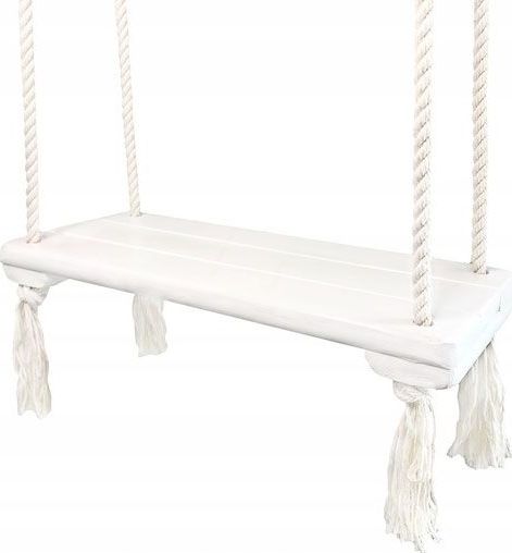 Huśtawka Elior Biała huśtawka dla dziecka - Rino (E11167)