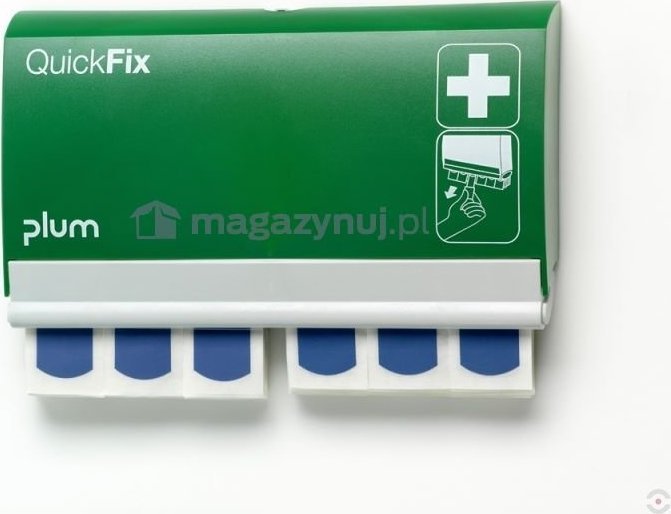 Topserw Dozownik plastrów QuickFix, wykrywalne 2 x 45 szt.