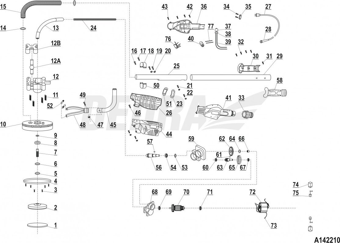 Dedra Obudowa zespołu napędowego lewa