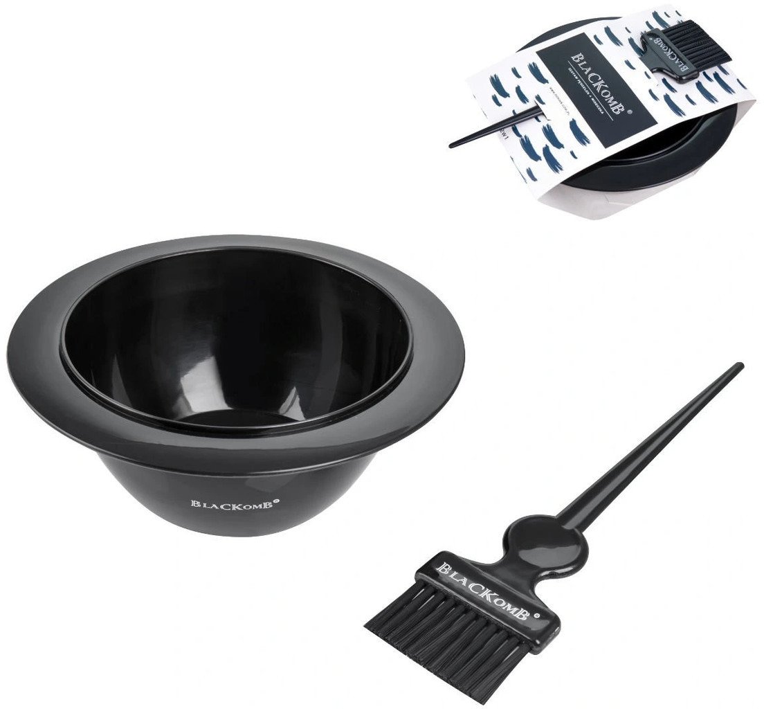 BlacKomb Zestaw Do Farbowania Włosów Miska + Pędzelek