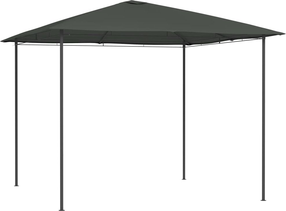 vidaXL Altana 3x3x2,6 m, antracytowa, 160 g/m