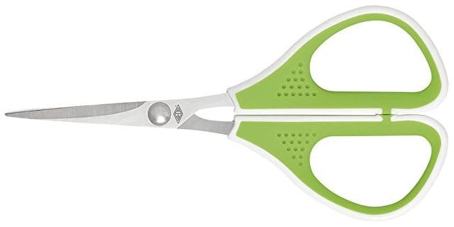 Wedo 975 411 nożyczki szkolne i papiernicze Uniwersalne Proste cięcie Zielony, Biały