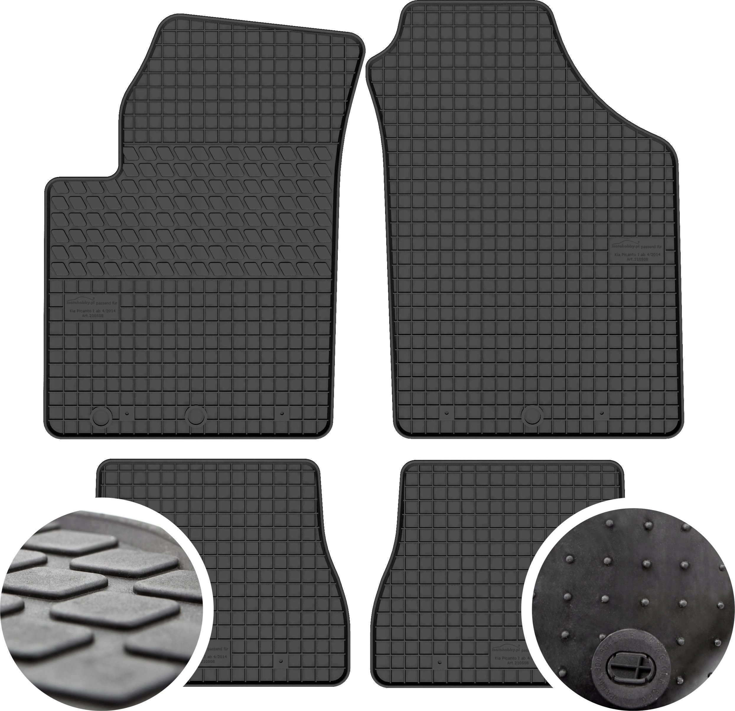 GeyerHosaja Dywaniki gumowe do Kia Picanto I