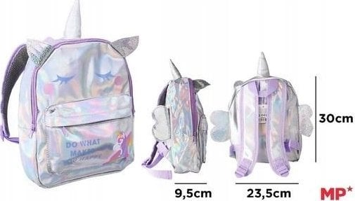 Piórnik Teka Plecak Fantazja jednorożec 9,5x23x5x30cm