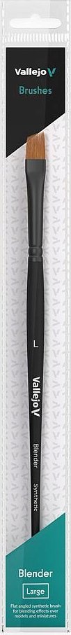 Vallejo Vallejo: B05003 - Blender - Flat Angled Brush - Synthetic L