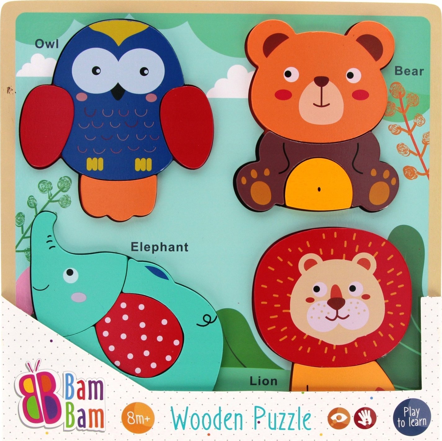 BamBam BAM BAM UKLADANKA DREW SAFARI 30X30X2 FOL 35