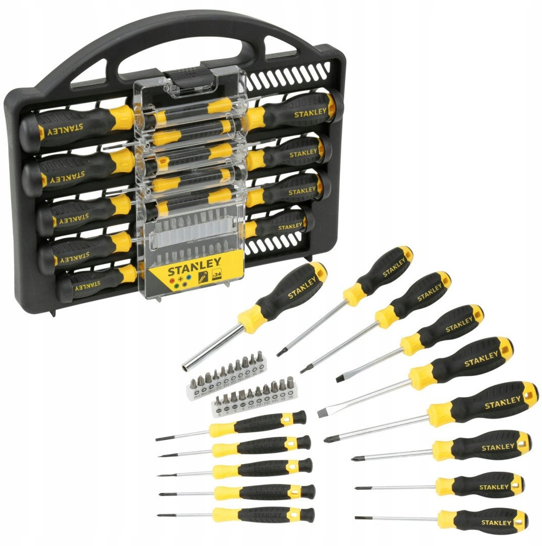 Zestaw wkrętaków 34szt. Stanley STHT0-62141 śrubokręt bity 62-14