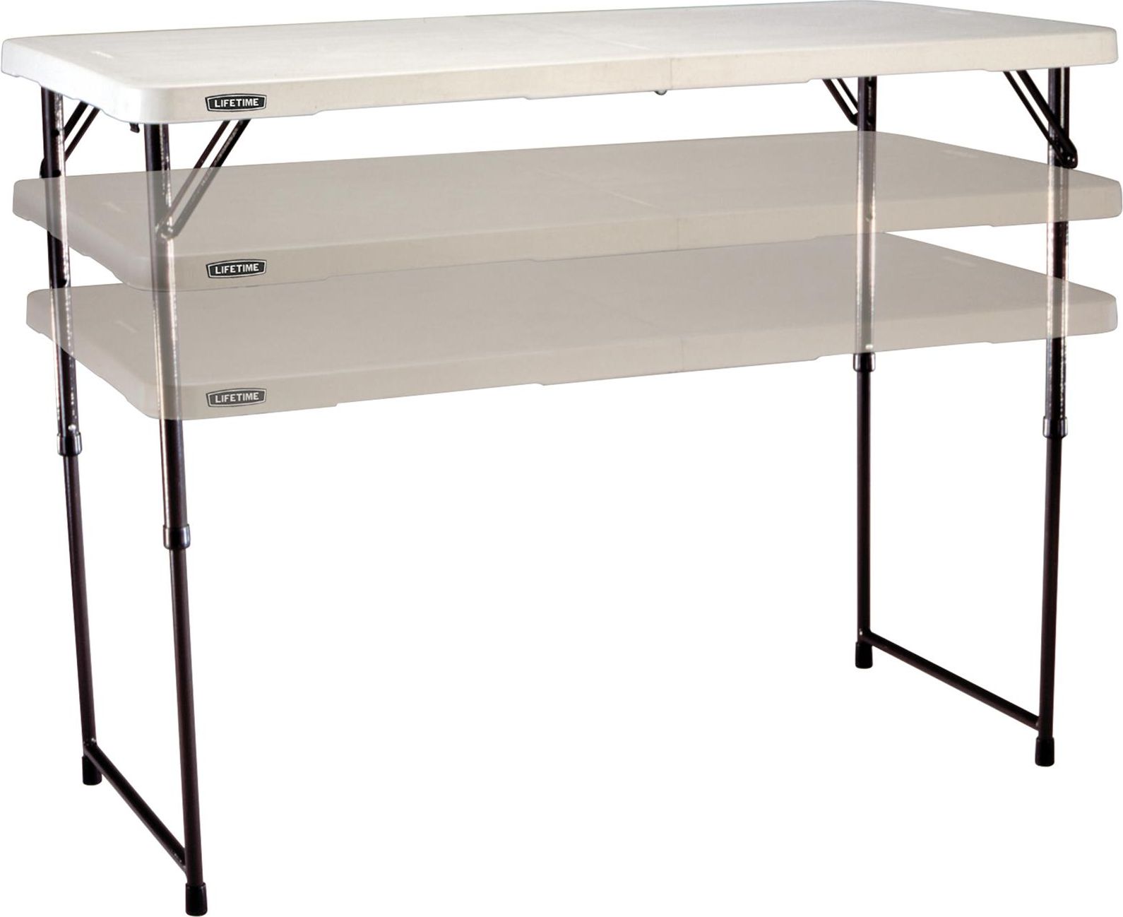 Lifetime Stół składany biały (4428)