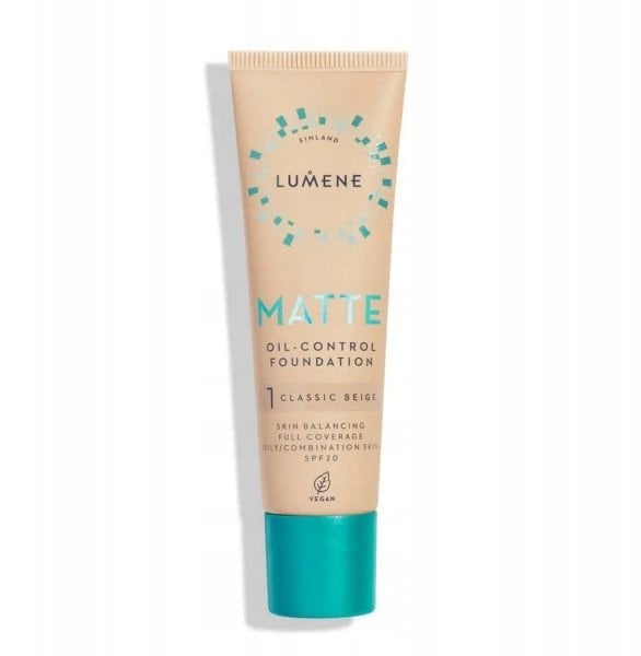 LUMENE_Matte Oil-Control podkład matujący do twarzy SPF20 1 Classic Beige 30ml