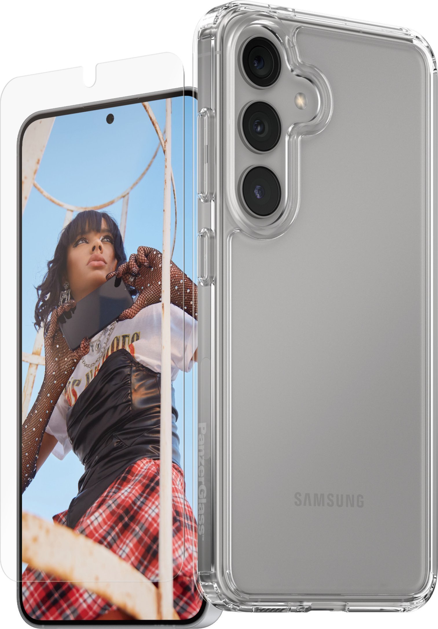 CARE by PanzerGlass Fashion 2in1 Case+Glass protection set for Samsung Galaxy S25