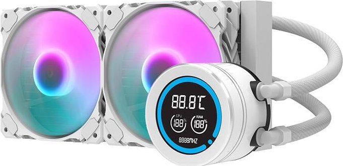 Chłodzenie wodne Darkflash DN-D240 Białe