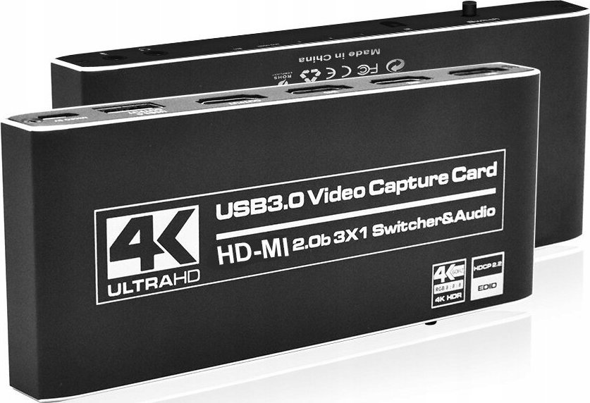 Pawonik KARTA PRZECHWYTYWANIA OBRAZ USB HDMI MATRIX SWITCH