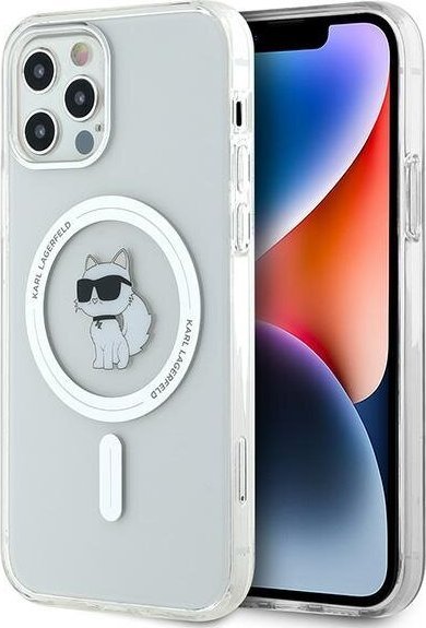Karl Lagerfeld Karl Lagerfeld KLHMP12MHFCCNOT iPhone 12/12 Pro 6.1" przezroczysty/transparent hardcase IML Choupette MagSafe